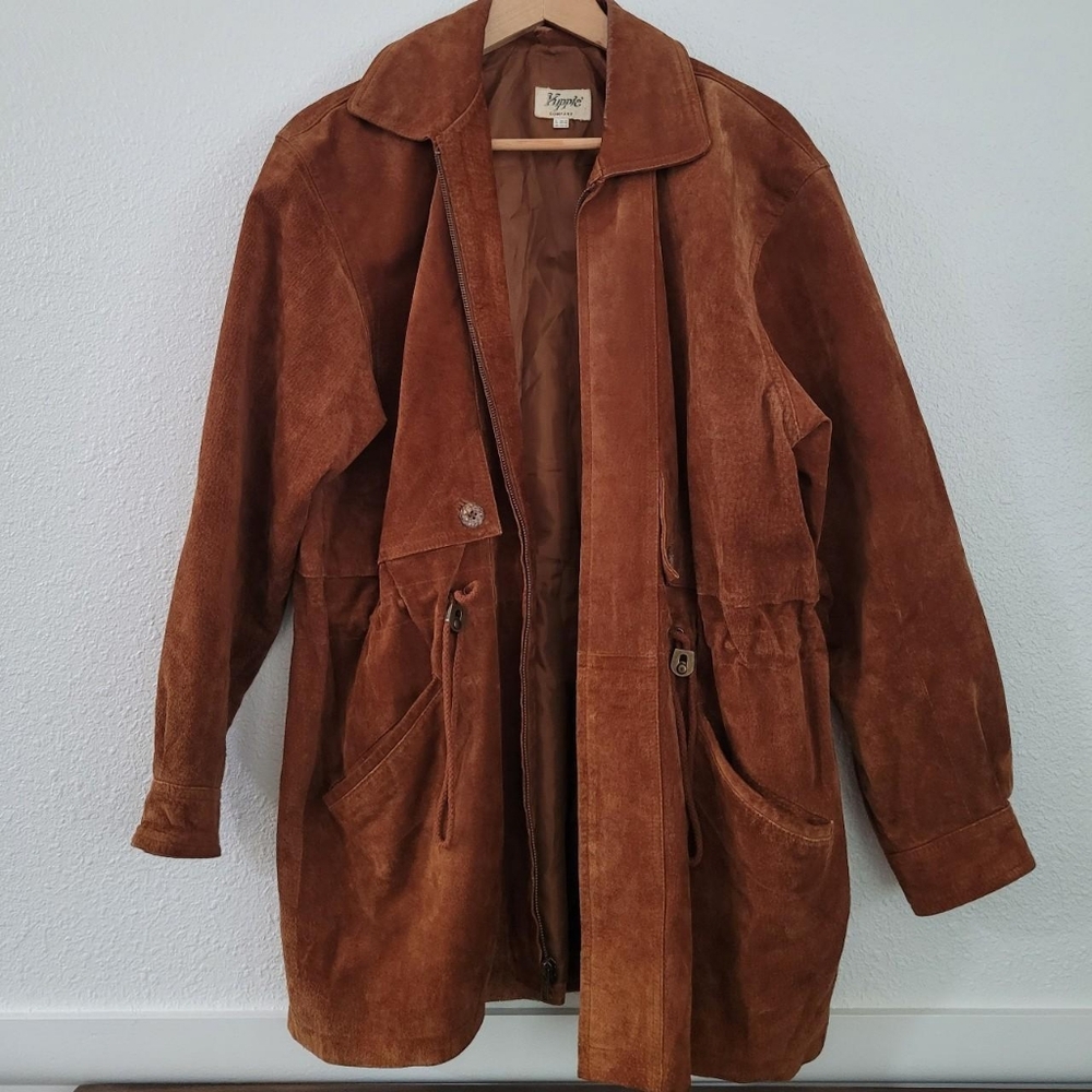 Vintage Copper Colored Suede Jacket